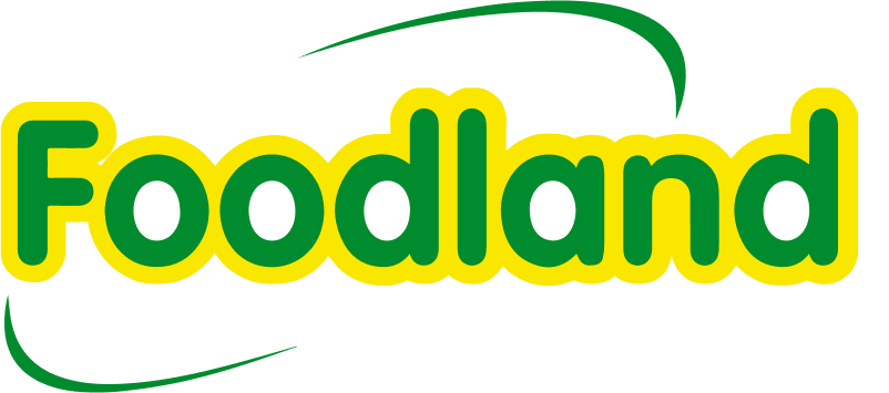 foodland logo white text
